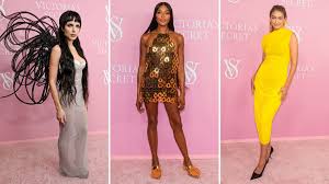 secret fashion show 2023 pink carpet