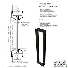 Commercial Door Lite Frames 6 X 27