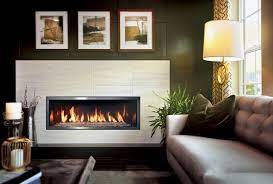 Gas Fireplace Contemporary Family