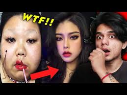 crazy asian makeup transformation