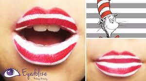 easy dr seuss cat in the hat lipstick