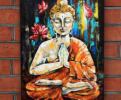 Buddha Painting Meditation Original Art