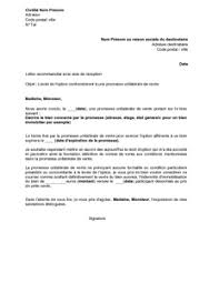 exemple gratuit de lettre levée option