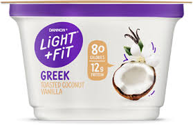 dannon light fit greek yogurt toasted