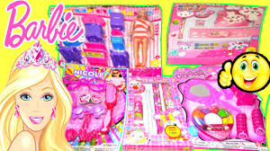 barbie doll makeup toy gift set and