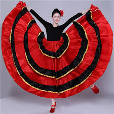 Paso+doble+dance | spanish flamenco dancers. Women S Red Flamenco Skirts Female Paso Doble Spanish Bull Fighting Dance Skirts 720degree