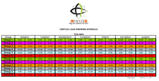 We are currently not load shedding due to high demand or urgent maintenance being performed at certain power stations. Bloemfontein S Load Shedding Schedule Bloemfontein Courant