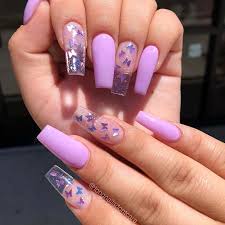 43 clear acrylic nails that are super