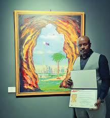 ethiopian expatriate s painting depicts