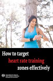 how to target heart rate training zones
