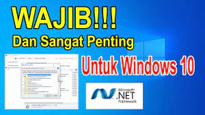wajib install net framework 3 5 di