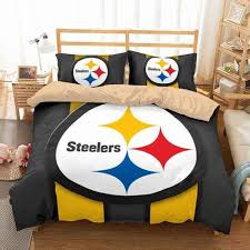 3d Customize Pittsburgh Steelers Bedding Set Duvet Cover Set