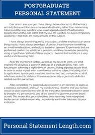 Business personal statement template http   www     Examples
