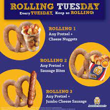 View the auntie anne's menu, read auntie anne's reviews, and get auntie anne's hours and directions. Who S Excited For Tuesday Let Auntie Anne S Malaysia