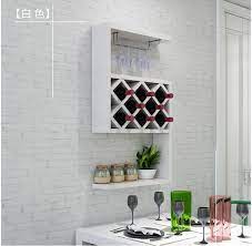 Modern Wood Hanging Wall Mounted Wine
