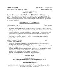 Entry Level Accountant Resume Sample Objective Accounting Resume