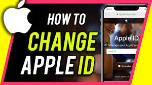 how to change apple id on iphone you