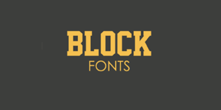 block font free