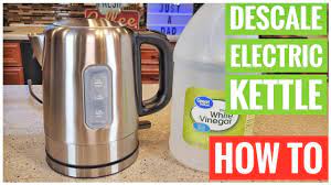 with vinegar electric hot water kettle