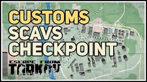 This area houses a customs terminal, fuel storage facilities, offices, and dorms as well as a variety of other infrastructure buildings. Customs Scavs Checkpoint Extraction Location Tarkov Youtube