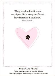 Paws And Love Pet Sympathy Card Feed Pet Purveyor