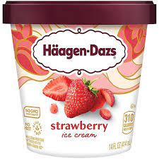 haagen dazs strawberry ice cream