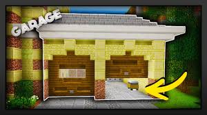 minecraft how to make a garage you