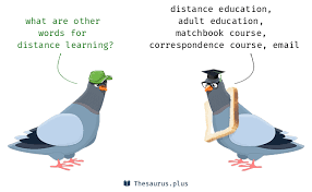5 distance learning synonyms similar