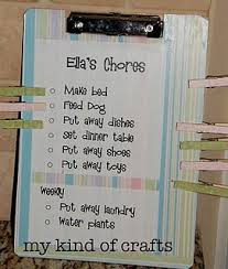 Clothespin Chore Chart 20 Chore Charts To Teach
