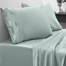 Solid Color Microfiber Twin Sheet Set