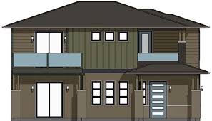 House Plan 80520 Prairie Style With