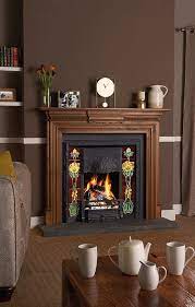 Stovax Art Nouveau Tiled Fireplace