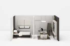 grey tone furniture 3d rendering