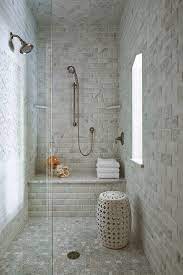 Nearly colorless but unmistakably pristine white, the illusion of space is achieved by being minimalist and embracing contrasting metallic fixtures like the mammoth rain shower head for superior water flow. 50 Cool And Eye Catchy Bathroom Shower Tile Ideas Digsdigs
