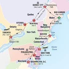 best of eastern canada and usa