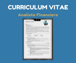 Lee nuestro post y ve cómo crearlo para conseguir ese trabajo que tanto deseas. Analista Financiero Ejemplo Practico De Curriculum Vitae 2021 Linkacv