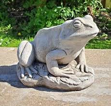 Dragonstone Stone Frog Garden Ornament