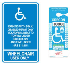 disabled person parking permits