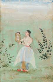 lady with a portrait of jahangir