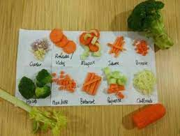 5 types of cuts on vegetables steemit