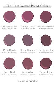 the best purple mauve paint colors br