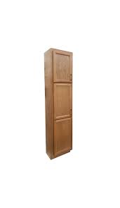 honey oak linen cabinet storage