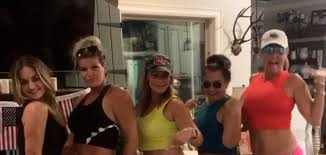 Patrick mahomes' mom, randi, sure did during monday night football when an espn analyst kept calling the kansas city chiefs quarterback pat and not. Patrick Mahomes Mom Prances Around In Her Bikini With Friends While In Quarantine Video Pics Total Pro Sports