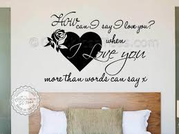 Bedroom Wall Sticker Romantic Love