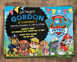 Die einladungen zur paw patrol party. Paw Patrol Einladungskarten Interessante Bildergruppe