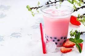 strawberry milk tea easy recipe to