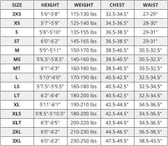 Oneill Wetsuit Size Chart Beginner Surf Gear