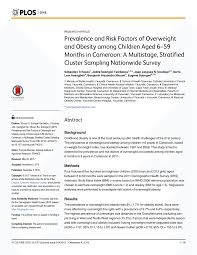 Pdf Prevalence And Risk Factors Of Overweight And Obesity