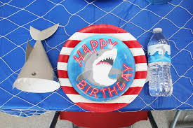 Shark Birthday Party Editable