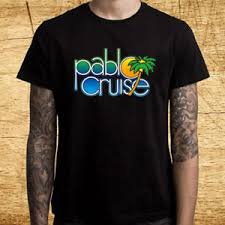 Details About New Pablo Cruise Pop Rock Band Logo Mens Black T Shirt Size S 3xl